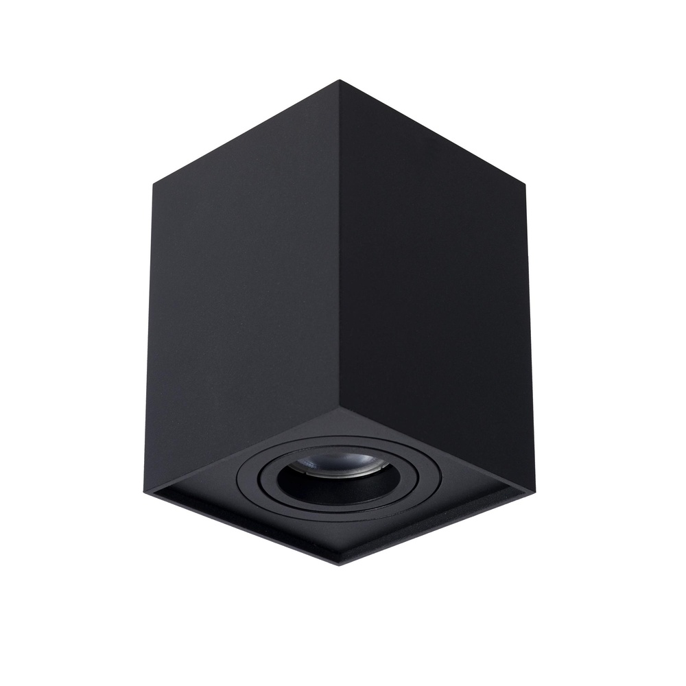 Lucide Opbouw plafondspotTube vierkant zwart - 22953/01/30